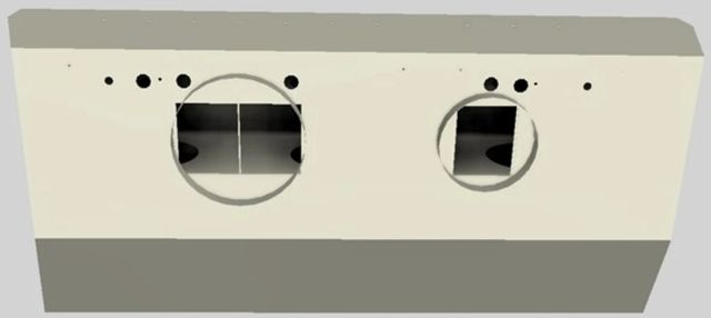 Vent-A-Hood® 48" Biscuit Wall Mounted Liner Insert-1