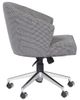 Vanguard Furniture® Vanguard Charley Chrome/Joni Black Desk Chair-2