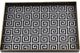 A & B Home 2-Piece Black/Gold/White Decorative Trays-1