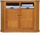 American Heartland Manufacturing Oak 50" Tall Corner TV Stand-0