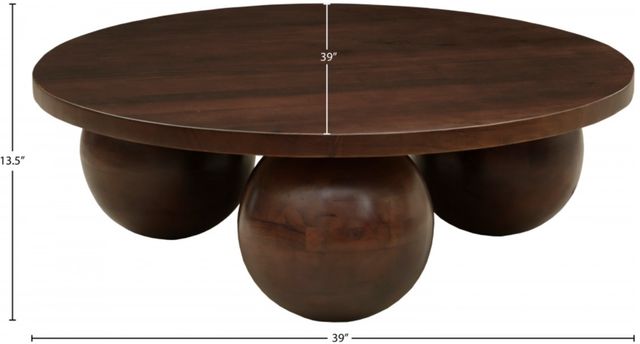 Meridian Furniture Spherical Brown Coffee Table-3