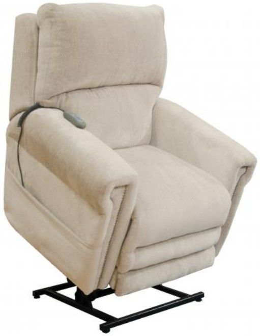Catnapper® Warner Putty Power Lay Flat Recliner with Power Headrest and Lumbar-3