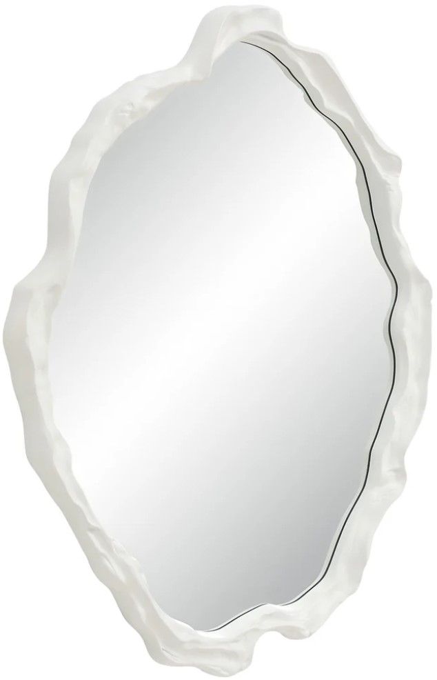 Renwil® Tida Matte White Accent Mirror-2