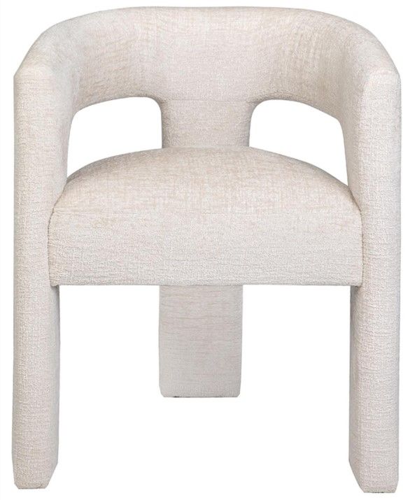 Jofran Inc. Urban Archive Gwen Natural Upholstered Dining Chair-2