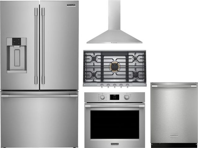 Frigidaire Professional® 5 Piece Stainless Steel Kitchen Package