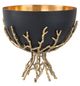A & B Home Black/Gold Small Twig Bowl-2