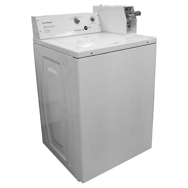 Speed Queen Commercial 2.9 Cu. Ft. Coin-Equipped Top-Load Washer - White-0