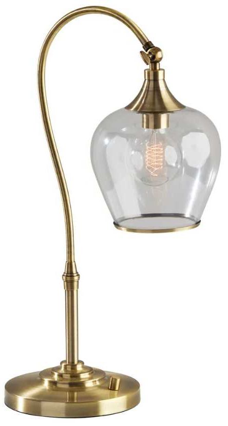 Adesso® Bradford Antique Brass Desk Lamp-0