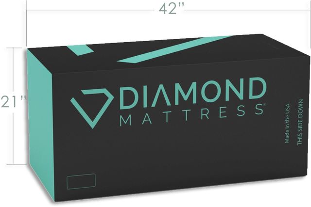 Diamond Mattress® Aspen Cool 14.5" Hybrid Firm Euro Top King Mattress in a Box-7