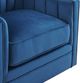 Elements International Loden Royale Cobalt Swivel Chair-4