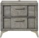 Bernards Aries Gray 2-Drawer Nightstand-2