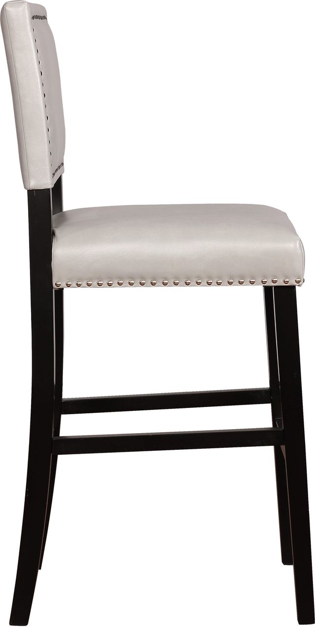Linon Brook Black/Dove Gray Bar Stool-2