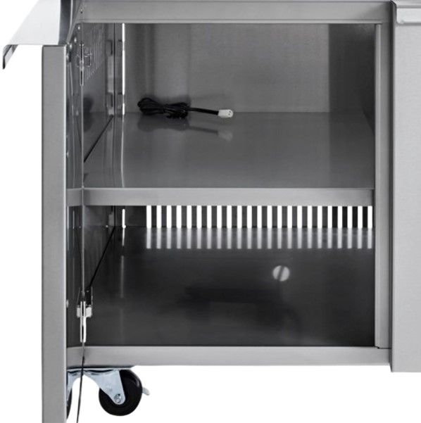 Lynx® Sedona 36" Brushed Stainless Steel Grill Cart-2