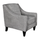 Van Gogh Designs Jenna Creston Charcoal Fabric Ottoman-2