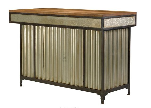 Jaipur Furniture Roadhouse Brown Bar Table-1