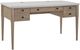 Bernards Citrus Heights Sand/White 5-Drawer Desk-0