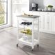 Linon Zoey Gray/White Kitchen Cart-1