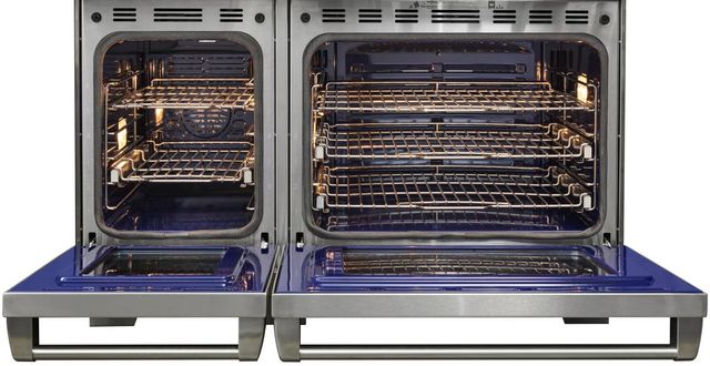 Wolf® 48" Stainless Steel Pro Style Dual Fuel Range and Infrared Charbroiler and Infrared Griddle-2