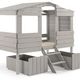 Donco Kids Twin Tree House Loft with Drawers-0