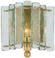 Currey & Company Duvernell Clear/Gold Wall Sconce-1