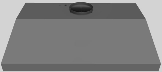 Vent-A-Hood® 48" Gunsmoke Wall Mounted Liner Insert-0