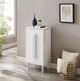 Powell® Jenn White Jewelry Armoire-1