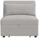 Elements International Pluto Gray Sleeper Chair-5