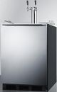 Summit® Commercial 5.5 Cu. Ft. Stainless Steel Beer Cooler/Kegerator-1