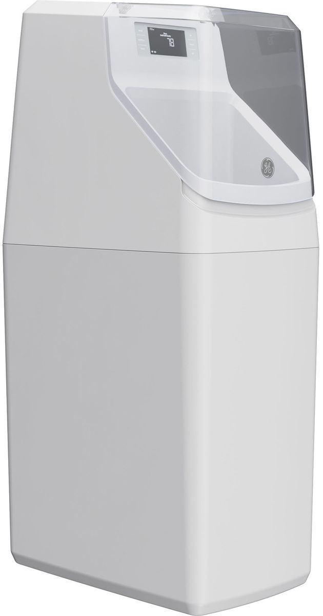 GE® White 30,000 Grain Capacity Smart Water Softener with Integrated Filtration-2