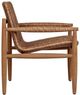 Uttermost® Sumba Golden Flax Wicker/Wood Indoor-Outdoor Lounge Chair-3