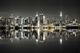 Classy Living Gilded Skyline: New York Reflections Wall Art-0
