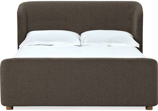Modus Furniture Virgil Kiki Pumpernickel California King Upholstered Platform Bed-1