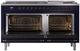 Ilve® Nostalgie II Series 60" Midnight Blue Pro Style Dual Fuel Range-1
