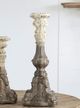 A & B Home Magnesia Gold/White 22" Candle Holder-2
