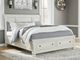 Signature Design by Ashley® Robbinsdale Antique White King Storage Sleigh Bed-4