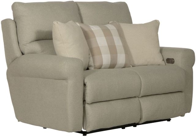 Catnapper® Westport Cement Power Loveseat-0
