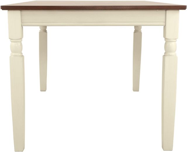 Signature Design by Ashley® Whitesburg Brown Dining Table with Cottage White Base-2