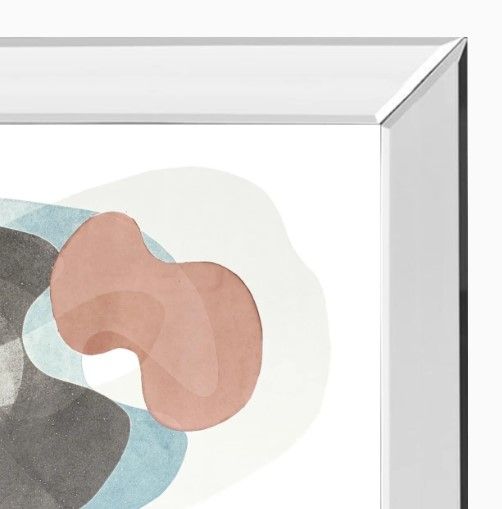 Classy Art Homage to Eames VI by Rob Delamater Mirrored Frame Wall Art-1