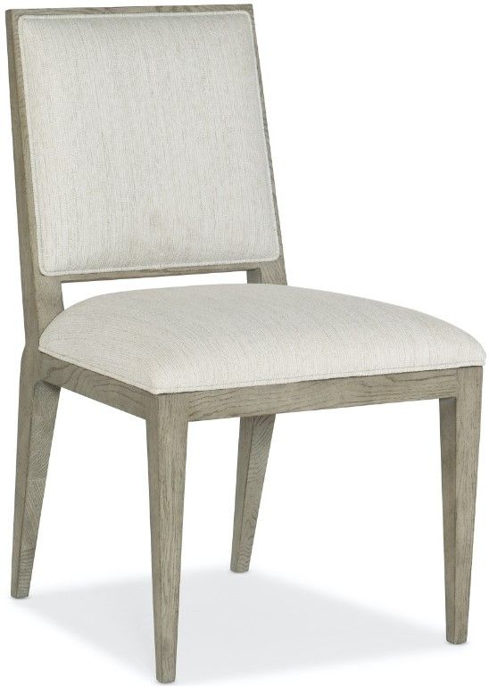Hooker® Furniture Linville Falls Linn Cove Mink/Remington Porcelain Upholstered Dining Side Chair-0