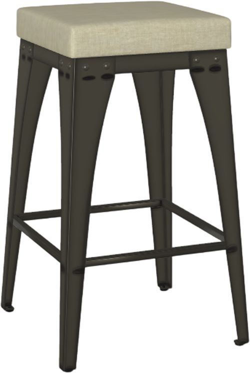 Amisco Customizable Upright Upholstered Backless Counter Stool-0