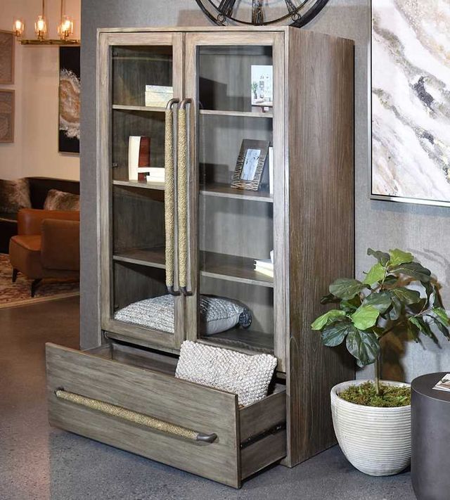 YHD Exposure II Ash Gray 2-Door Cabinet-2