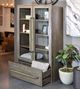 YHD Exposure II Ash Gray 2-Door Cabinet-2