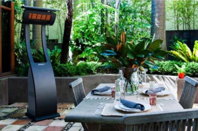 Bromic® Tungsten Smart-Heat™ 38,500 BTU's Black Portable Patio Heater-4