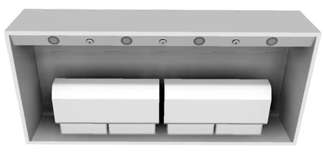 Vent-A-Hood® 54" White Wall Mounted Range Hood-3
