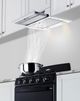 Summit® 20” White Ductless Retractable Under Cabinet Range Hood-1