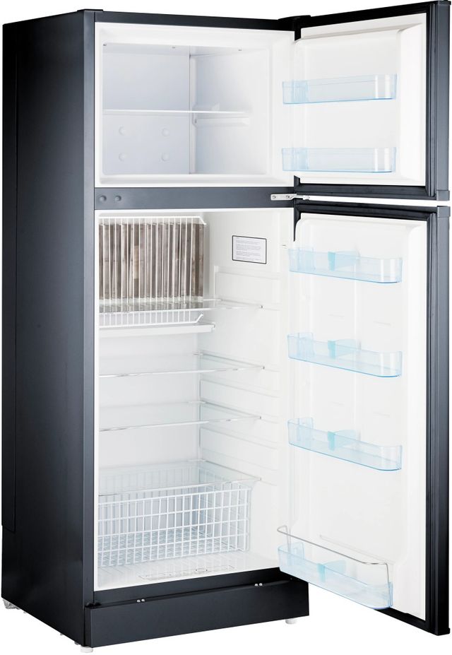 Unique® Appliances 28" 14 Cu. Ft. Midnight Black Propane Top Freezer Refrigerator-1