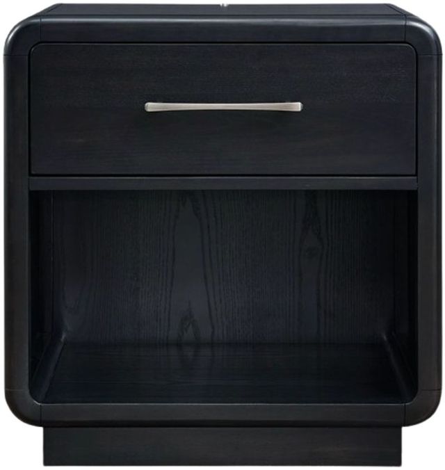 Signature Design by Ashley® Rowanbeck Black Nightstand-1
