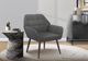 Monarch Specialties Inc. Light Grey 29" Accent Chair with Walnut Wood Legs-1