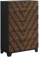 Crown Mark Zane Black/Brown Chest-0