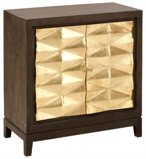 Jaipur Furniture Alby Brass/Warm Cabinet-0